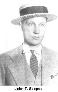 Photo portrait of John T. Scopes