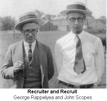 George Rappelyea and John T. Scopes